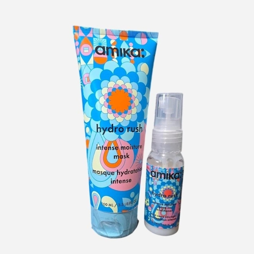 Amika Hydro Rush Intense Moisture Mask & Leave-in Conditioner Spray